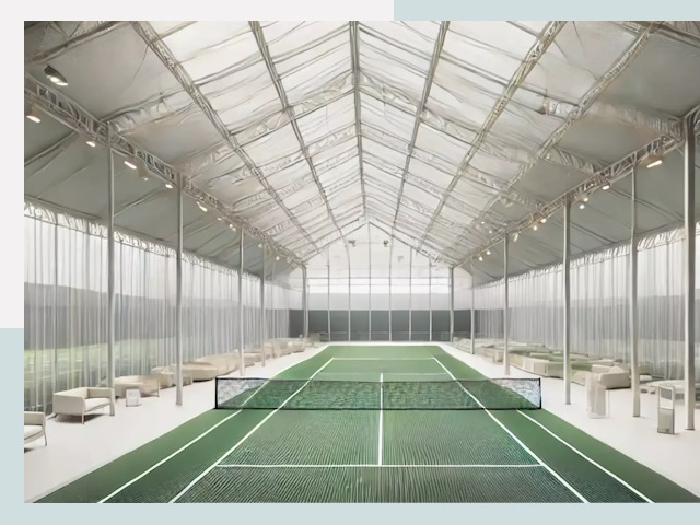 Строительство теннисных кортов в Апшеронске