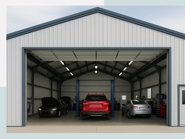 Ангары из сэндвич панелей от 615 руб. в Апшеронск