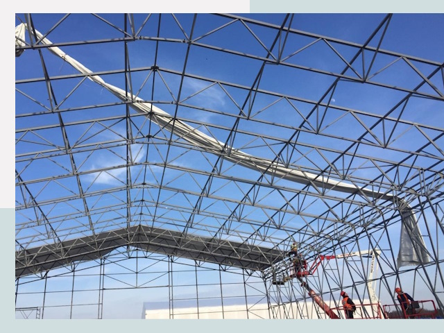 Шатровые ангары от 615 руб. в Апшеронске и Краснодарском крае