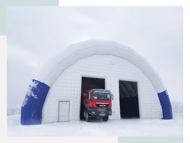 Мобильные ангары в Апшеронске