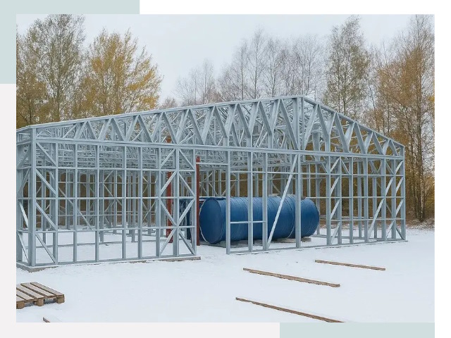 Металлические ангары в Апшеронске