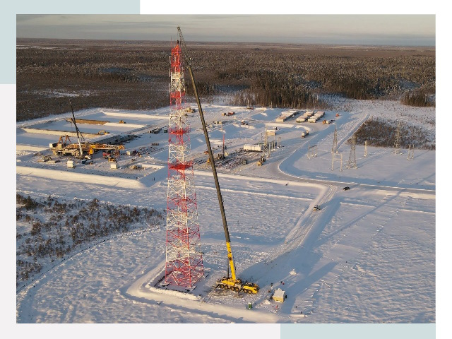 Мачты связи в Апшеронске