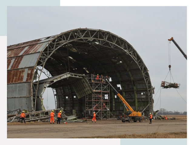 Демонтаж ангаров в Апшеронске